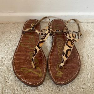 Sam Edelman Leopard Gigi Thong Sandals